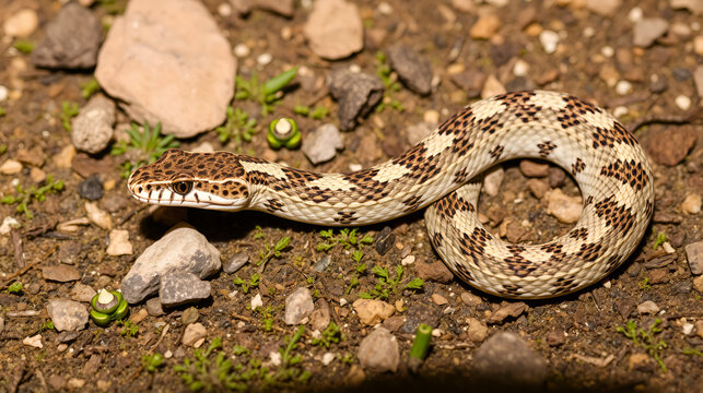 Seitenwinder-Klapperschlange (Crotalus cerastes) - sidewinder rattlesnake