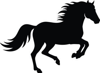 A versatile black silhouette vector graphic in a modern style, perfect for various design projects, icons, or abstract concepts. Clean and elegant.