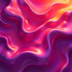 Fototapeta premium Cosmic Magenta Abstract Liquid Gradient, Purple & Magenta, Mysterious & Energetic Mood