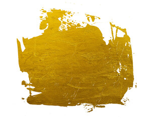 abstract golden ink stroke brushes