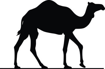 Versatile black silhouette vector in a modern style, ideal for graphic design, logos, icons, and various creative projects. Clean and adaptable.