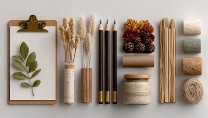 Neutral Flat Lay Composition