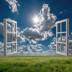 Open Windows to Blue Sky