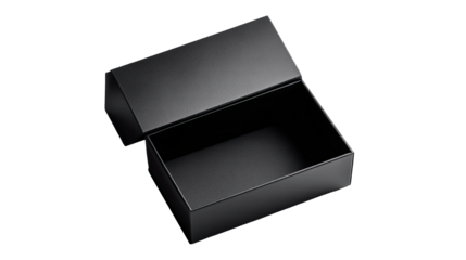 Open black box, geometric shape