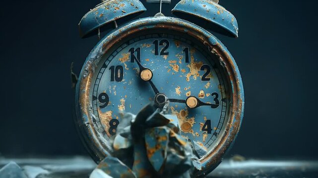 Clocks Demise - A Symbolic Representation of Times Passage.