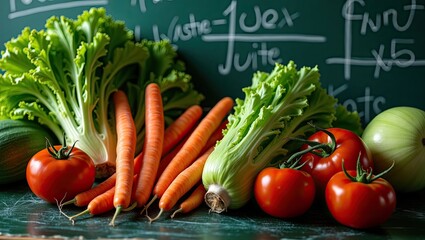 fresh vegetables in a basket