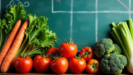 fresh vegetables on the table