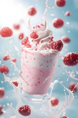 Raspberry Smoothie Splash