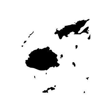 Fiji map vector