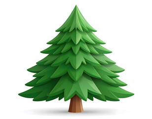 Fototapeta premium Icon Christmas Tree PNG