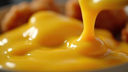 honey dripping from a spoon