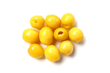 Pickled jujube fruits with a sweet and tangy flavor.