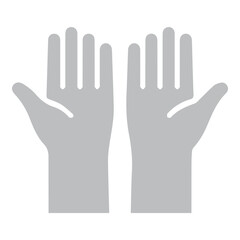 Fototapeta premium Praying Hands Silhouette