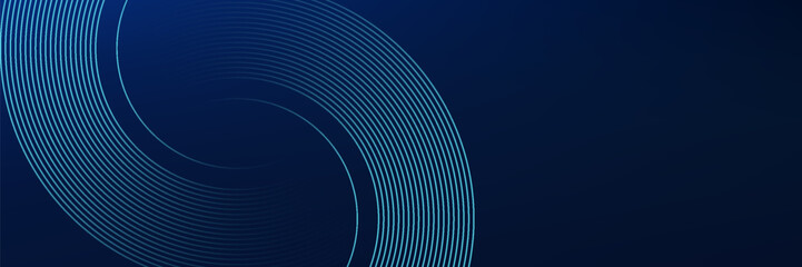 Digital hexagonal blue abstract background. Digital futuristic technology concept with hexagons. Geometric stripe line art design for poster, brochure. vector illustration,poster,cover,flayer.