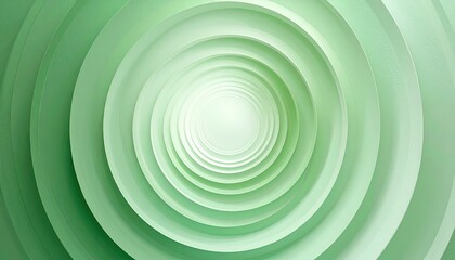 Abstract Green Tunnel with Pale Peach to Blush Linear Gradient at Seventy Five Degrees