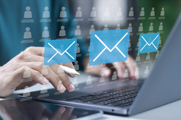 Online marketing strategy that reach target customers, email newsletter, checking message box,...