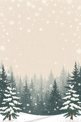 winter forest background