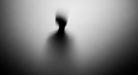A mysterious silhouette shrouded in mist, evoking a suspenseful atmosphere.