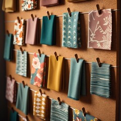 Textile harmony a curated selection of patterned and solid fabrics for creative minds