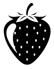 vector illustration of a strawberry