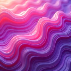 Obraz premium Twilight Pink Abstract Liquid Gradient, Purple & Pink, Dreamy & Mystical Mood