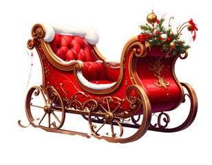 vintage christmas sleigh