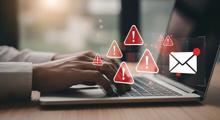 Urgent email alert warns of cybersecurity threat and data breach risks