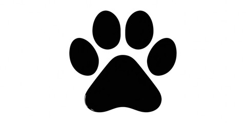 Paw print of dog isolated on transparent background. cat paw print. cat walk foot print. Paw print of dog PNG