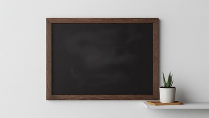 Frame & Poster mock up in living room. Scandinavian interior. 3d rendering, 3d illustration