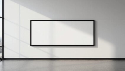 Concrete wall with poster