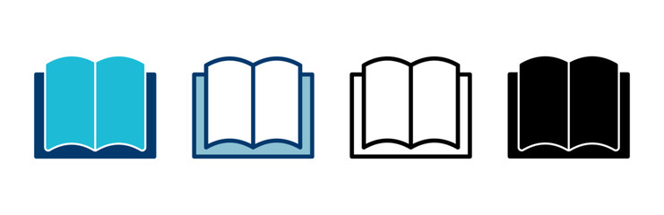 Book icon vector isolated on white background. Book vector icon. ebook icon