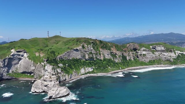 北海道室蘭市にある、トッカリショ、イタンキ浜、白鳥大橋を撮影しました。「トッカリショ」とはアイヌ語で「アザラシの岩」の意味です。