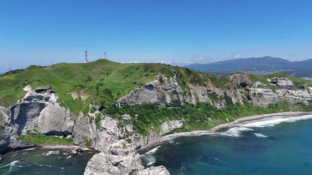 北海道室蘭市にある、トッカリショ、イタンキ浜、白鳥大橋を撮影しました。「トッカリショ」とはアイヌ語で「アザラシの岩」の意味です。