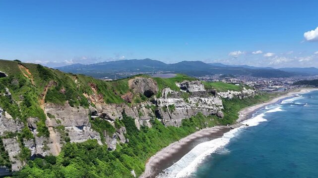 北海道室蘭市にある、トッカリショ、イタンキ浜、白鳥大橋を撮影しました。「トッカリショ」とはアイヌ語で「アザラシの岩」の意味です。