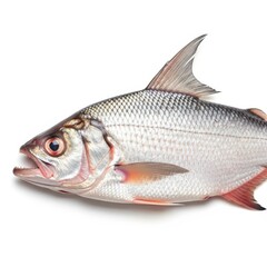 Obraz premium Freshwater fish isolated on white background
