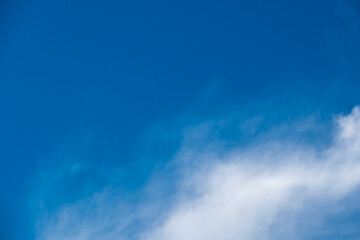 Panorama of cloud clear sky background for summer vacation concept at ocean and summer sea water with sunlight of beautiful cloudy	