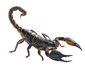 scorpion isolated on white background
