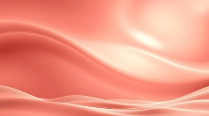 abstract background with smooth wavy lines in pink colors, 3d render.