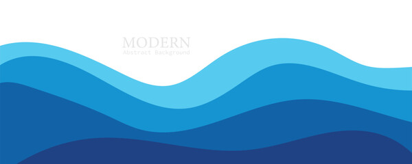 Sea waves layered vector background illustration and sea beach. presentation in poster,banner,simple design,cover,flayer.