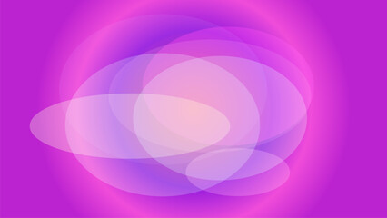 Abstract Pattern with Pastel Circles and Smooth Gradient Colors