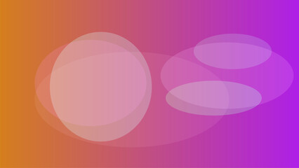 Abstract Digital Composition with Overlapping Colorful Circles