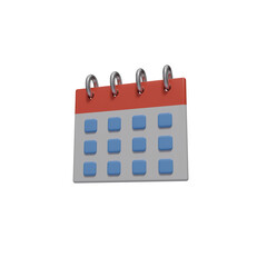3D Calendar Icon PNG image