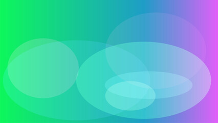 Soft Gradient Background with Overlapping Colorful Ovals