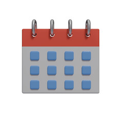 3D Calendar Icon PNG image