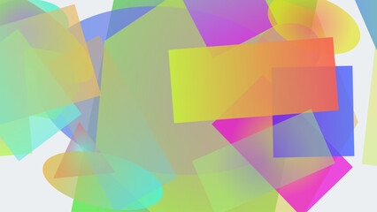 Colorful Abstract Geometric Background with Vibrant Energy