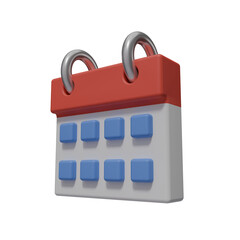 3D Calendar Icon PNG image