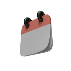 3D Calendar Icon PNG image