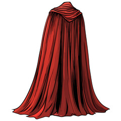 vampire cape, costume, halloween, festival, vector, transparent background, fashion, style, isolated, nobody, fabric, silk, model, gown, garment, apparel, cloak, vampire