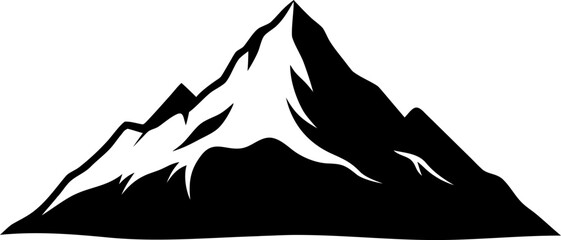 Naklejka premium Mountain Top or Summit Icon