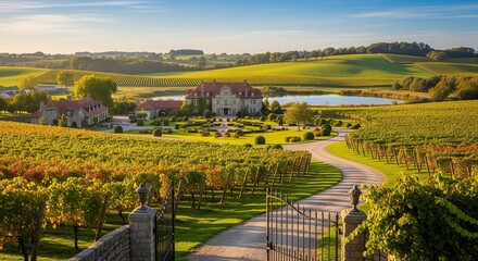 historic architecture covered in moss, archaeology travel background